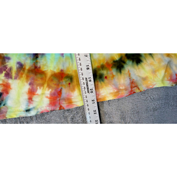Madison Studio Women's Medium Tie Dye Cotton Spandex Long Sleeve Top - Picture 5 of 8